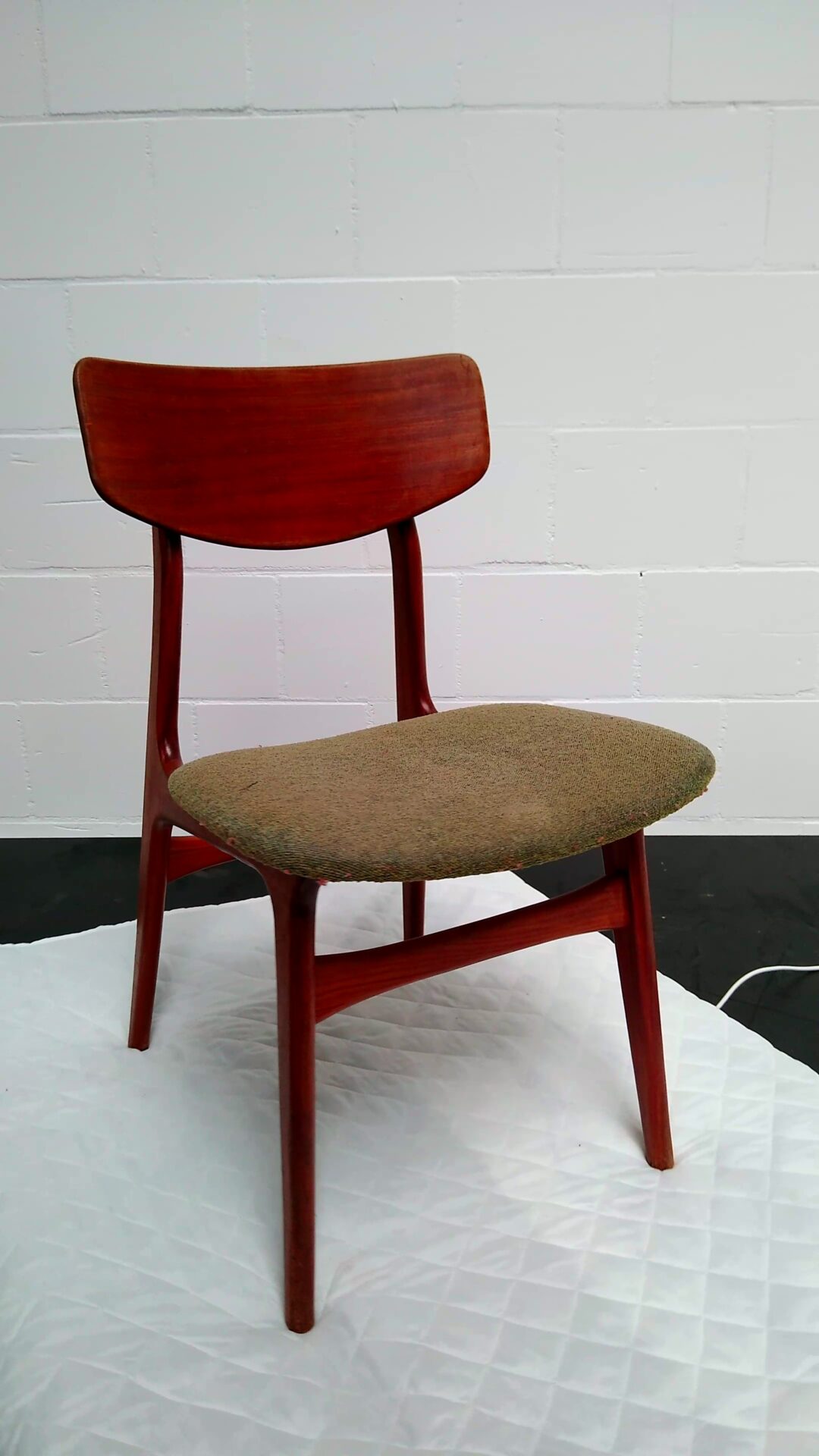 vertegenwoordiger Natte sneeuw Azijn Louis van Teefelen Vintage stoel, groen » Vintage Design webshop