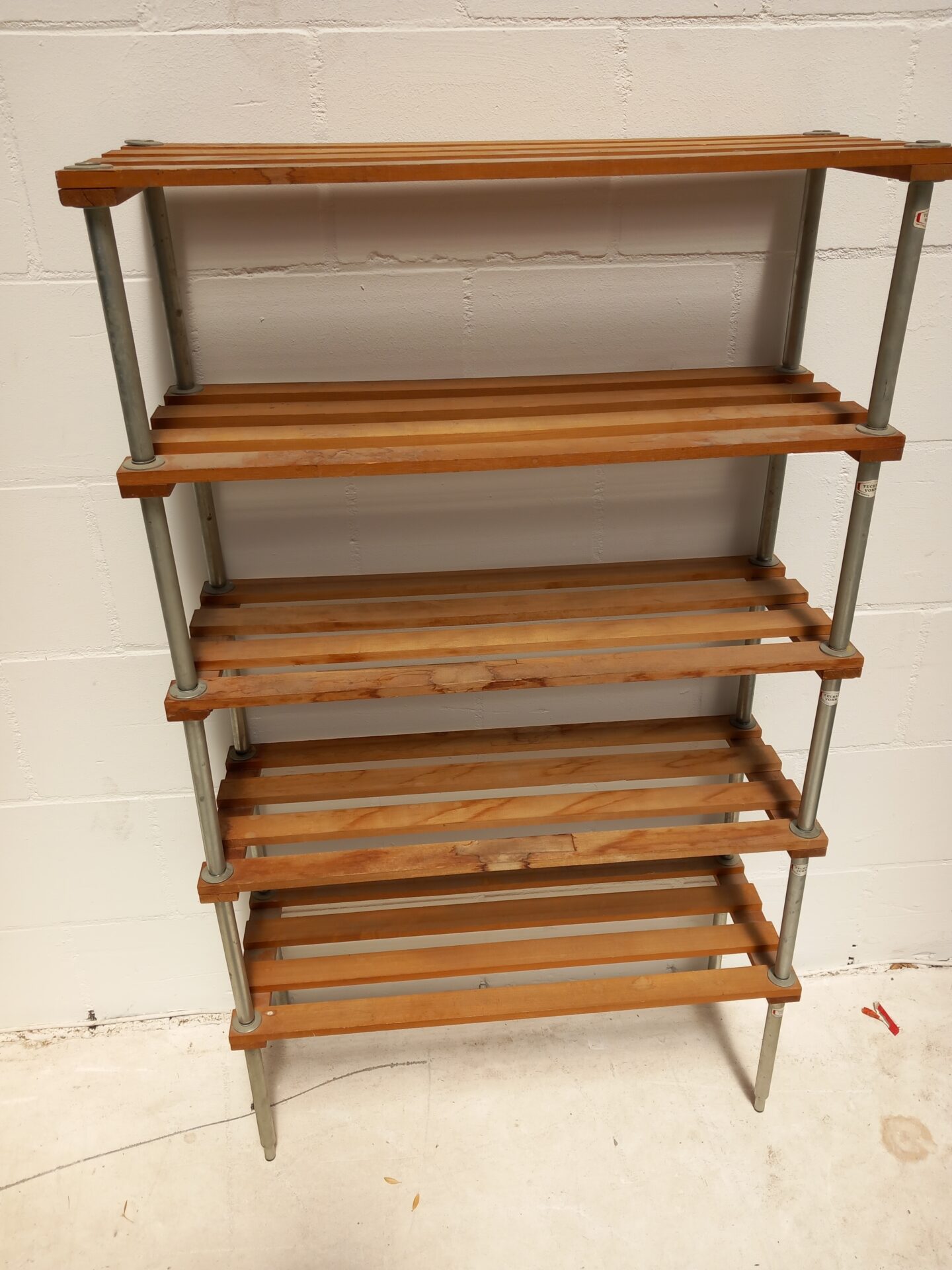 Vintage modulair wandrek systeem