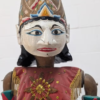 Grote Antieke Indonesische Wayang Golek Pop - 120cm