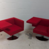 Set van 2 rode Offecct Solitaire stoelen