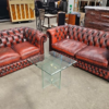 Set van 2 en 3-zits Chesterfield banken