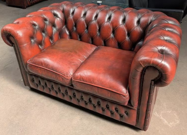 Set van 2 en 3-zits Chesterfield banken