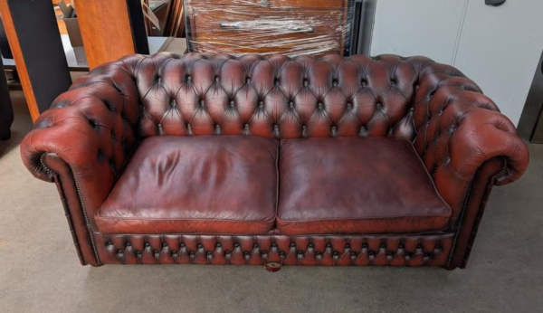 Set van 2 en 3-zits Chesterfield banken