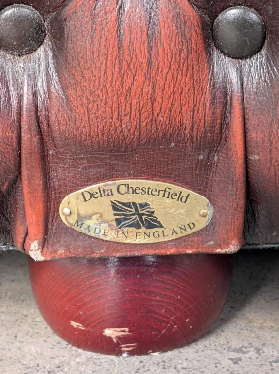 Set van 2 en 3-zits Chesterfield banken