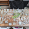 Grote verzameling kristal en kristalglas serviesgoed