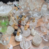 Grote verzameling kristal en kristalglas serviesgoed