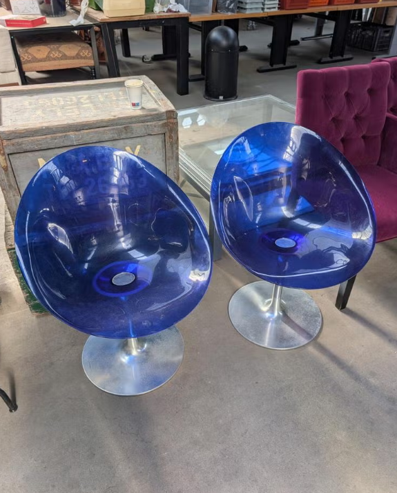 2x Blauwe Kartell Ero|s|