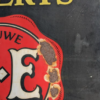 Vintage Douwe Egberts Tabak emaille reclamebord 47x68cm