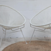 Set van 2 Witte Acapulco Stoelen - Modern Design