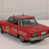 Vintage Speelgoedauto - Brandweerchef